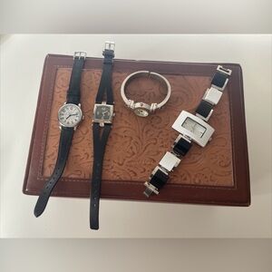 Lot of 4 Nice Ladies Watches/Just in time for the Holiday Selling Season Untestd